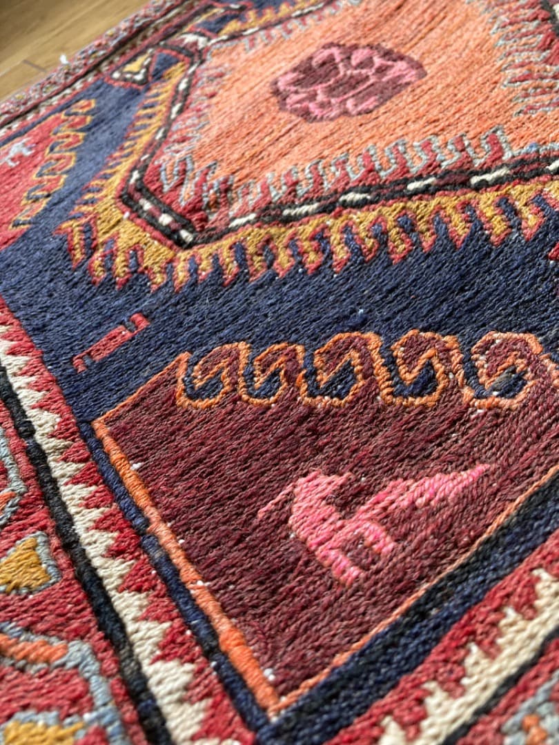 オールドキリムクッションカバー 50cm×50cm No.383