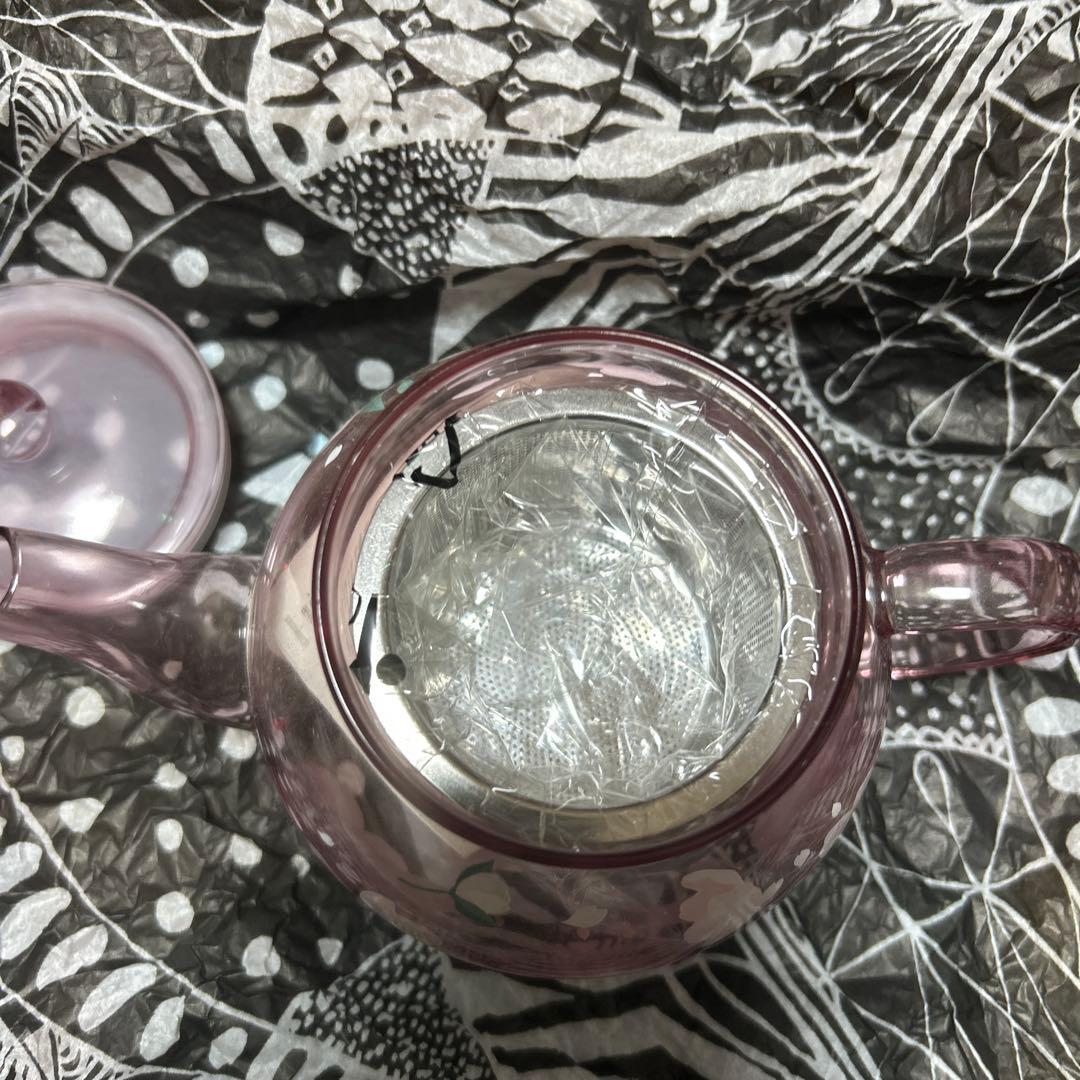 韓国スタバ　海外スターバックス　桜　さくら　ガラスティーポット　新品