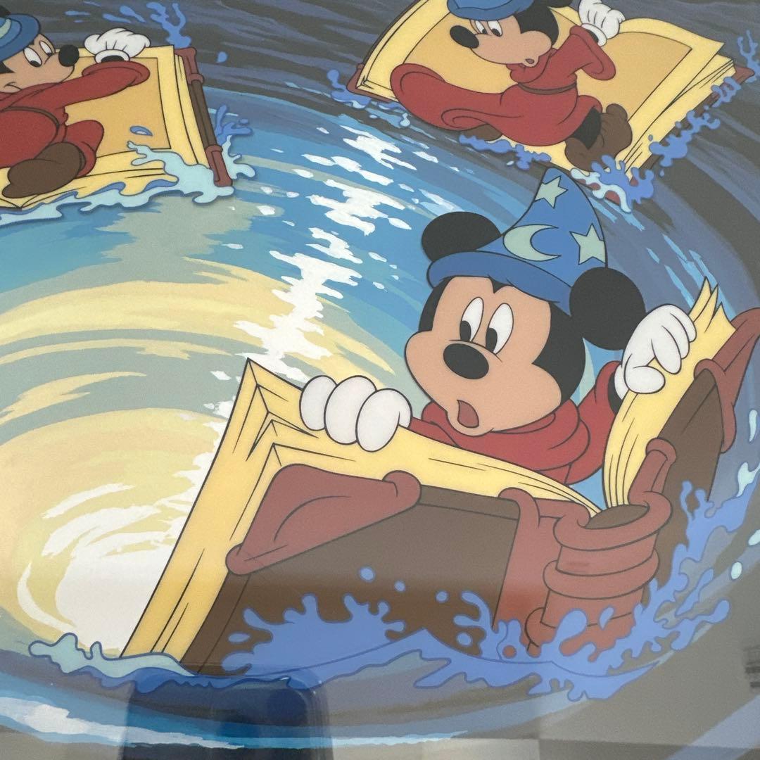 ディズニー ファンタジア ミッキー　弟子　セル画　限定2000 レア