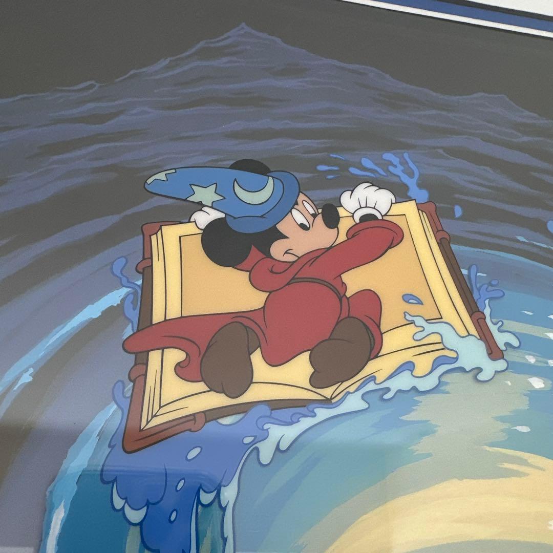 ディズニー ファンタジア ミッキー　弟子　セル画　限定2000 レア