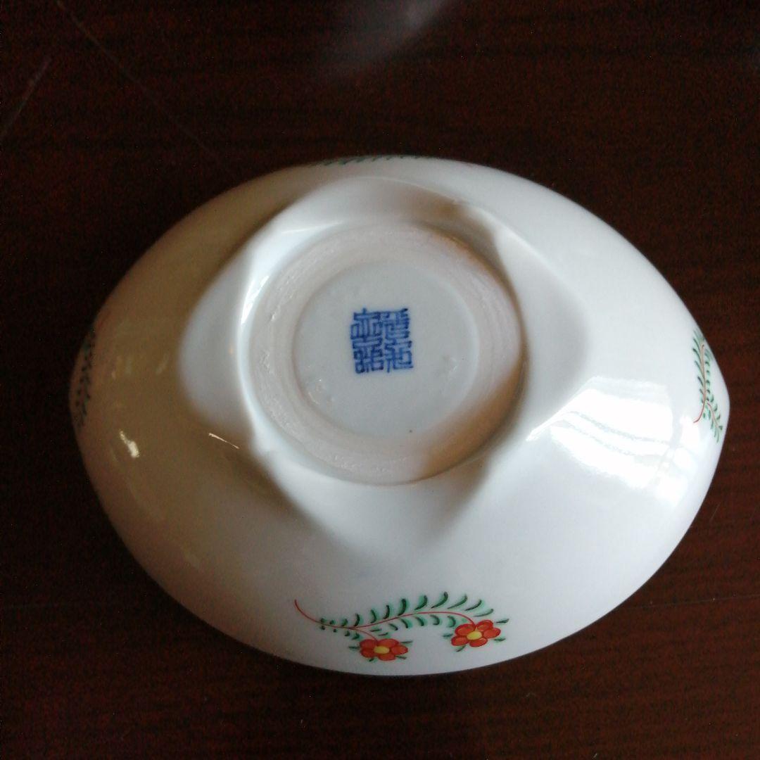 中国唐物　色絵向付　19客　14.5cm