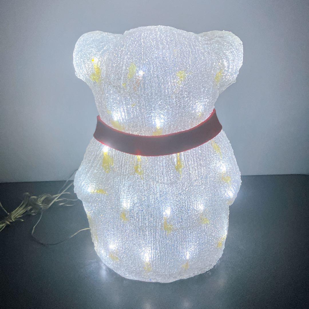 テディベア シロクマ2点セット　 LED