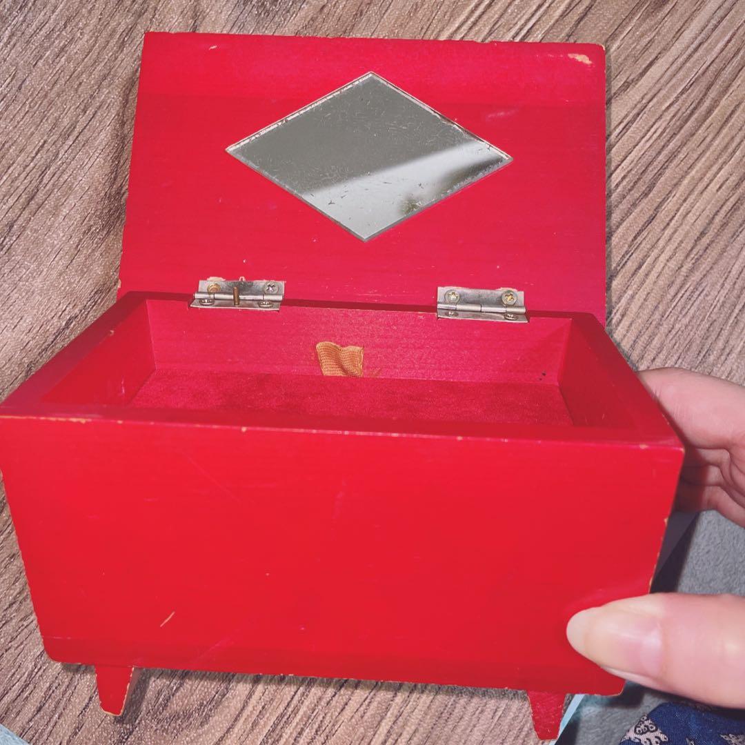 わたなべまさこ 宝石箱 オルゴール BOX 昭和レトロ 木箱 激レア 幻 一点物