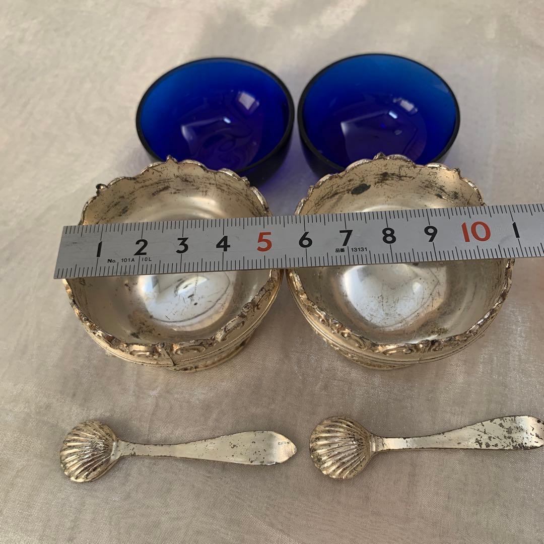 アンティーク　希少　銀製品　調味料入れ　骨董　日本製