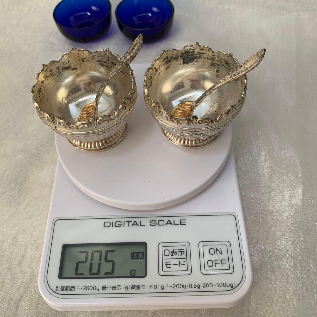 アンティーク　希少　銀製品　調味料入れ　骨董　日本製