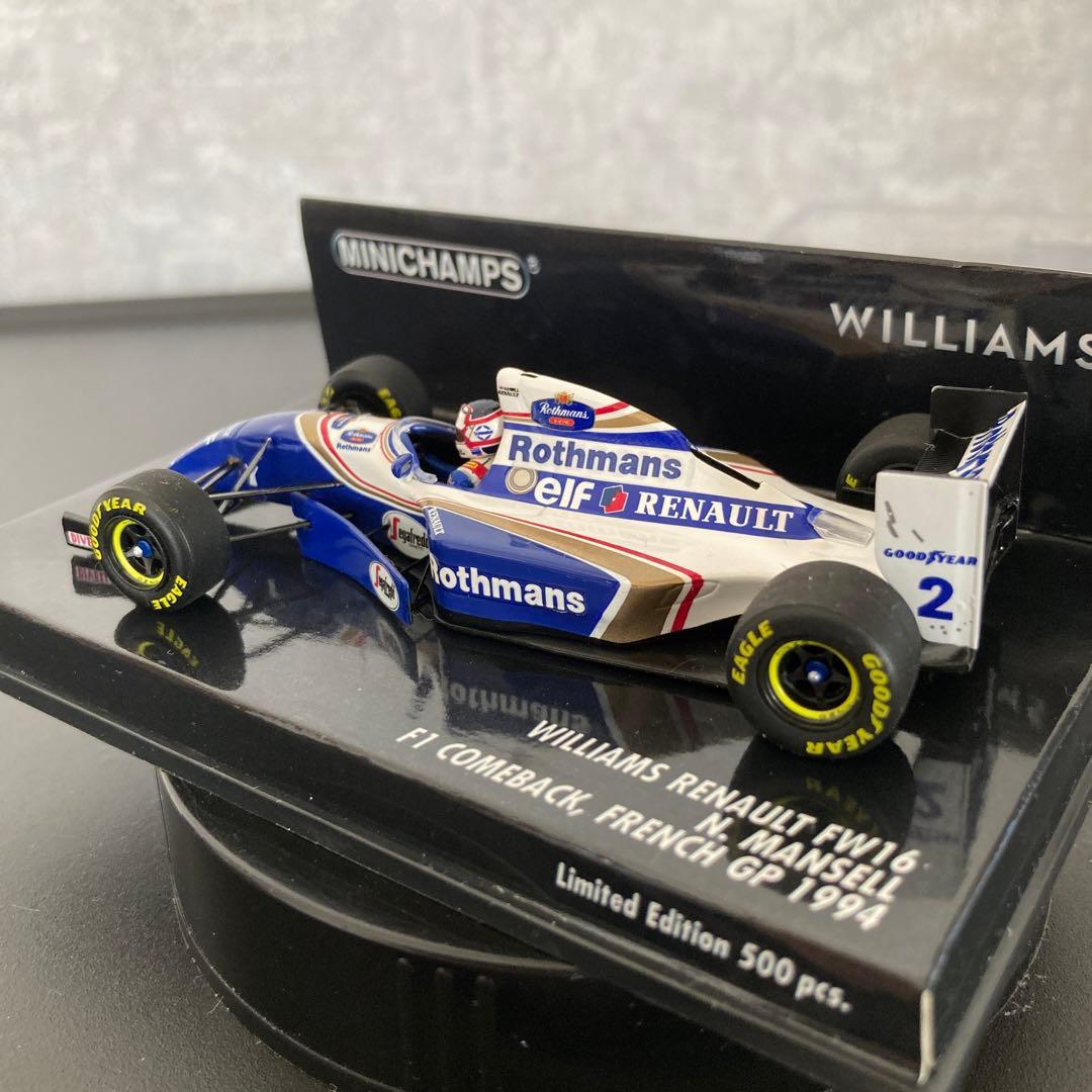 ミニチャンプス F1 ウィリアムズ FW16 ナイジェル マンセル - メルカリ