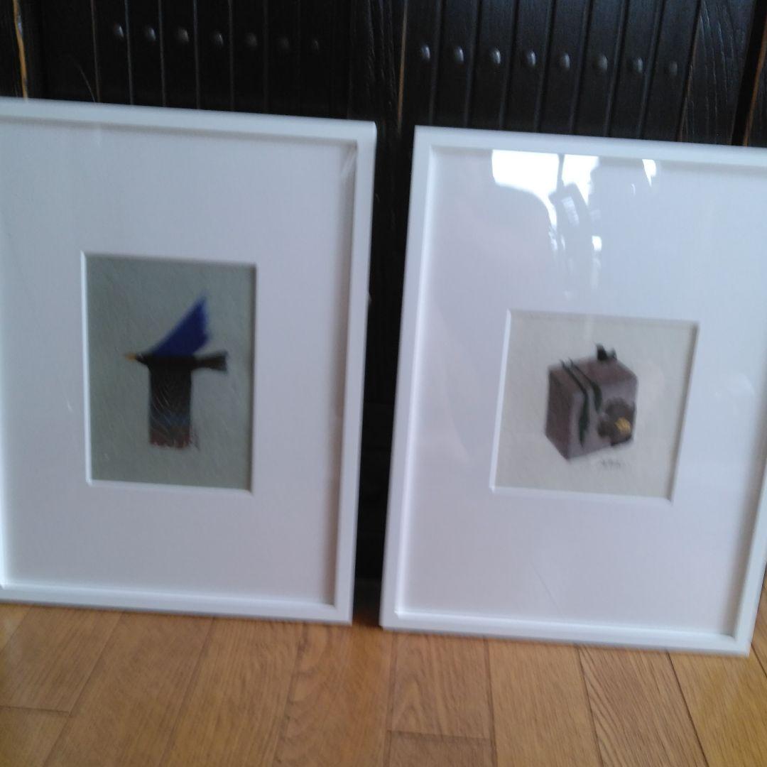 染彩画作品　“約束”