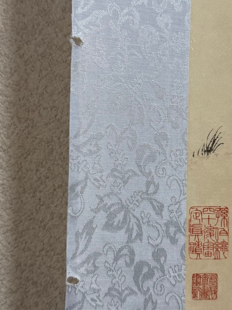 中国 清時代 楊晋 石穀騎牛圖 絹本 原色複製 ◇検故宮博物館◇ 一鼎軒