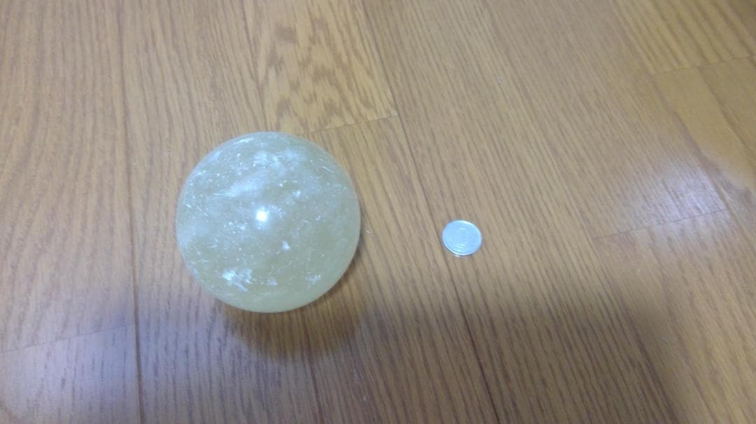 イエローカルサイト　パワーストーン置物