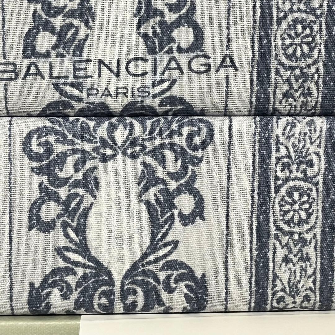 美品未使用　バレンシアガ　座布団カバー5枚入　ブルー　日本製