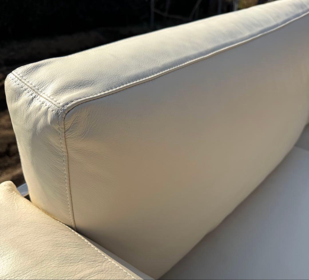 美品 IDC大塚家具 本革 erba 80万円 2人掛ソファ 奥山清行