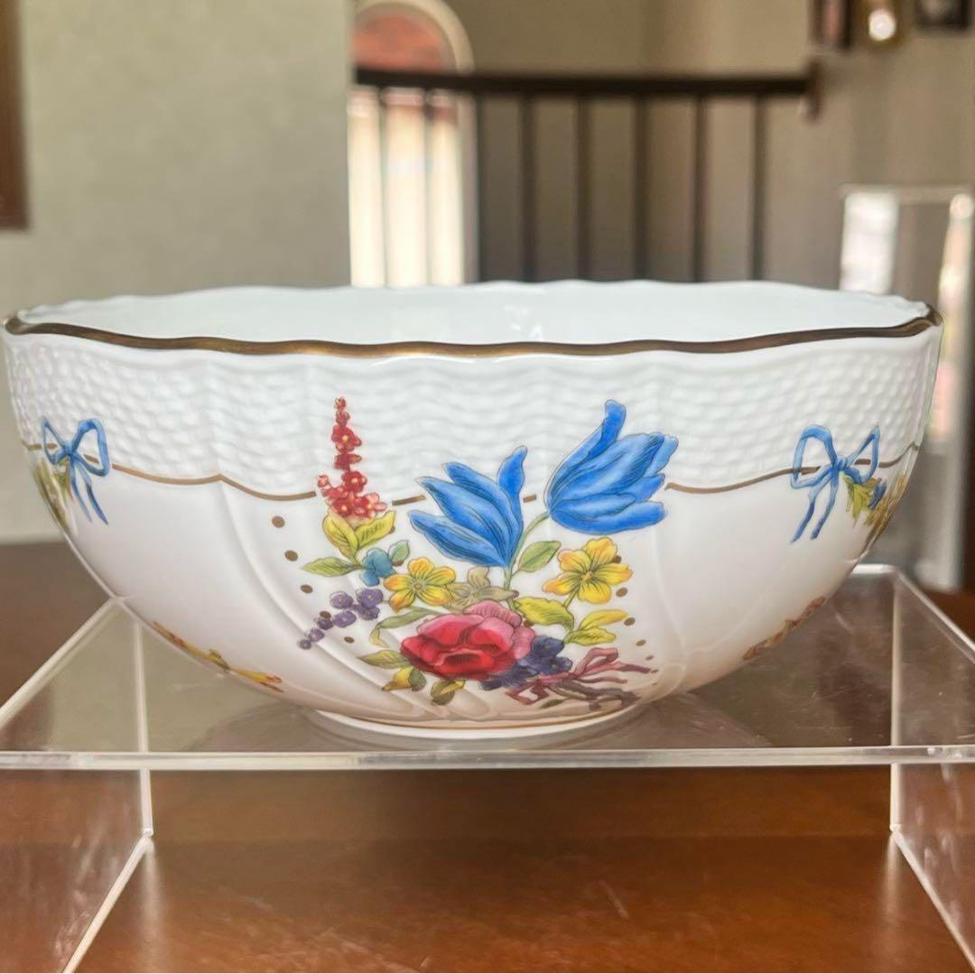 【希少品】リチャードジノリ★ファルファッレフィオリータ★サラダボウル②