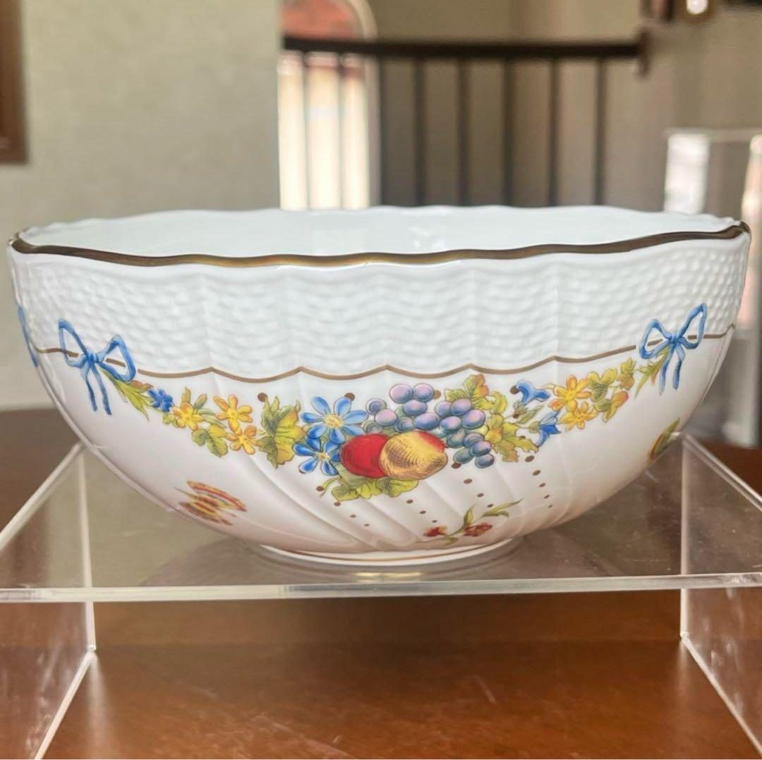 【希少品】リチャードジノリ★ファルファッレフィオリータ★サラダボウル②