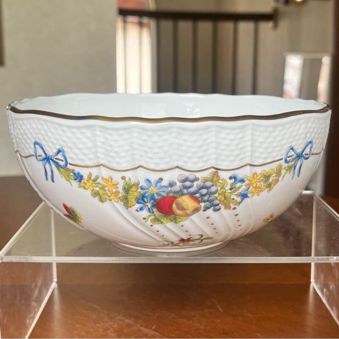 【希少品】リチャードジノリ★ファルファッレフィオリータ★サラダボウル②