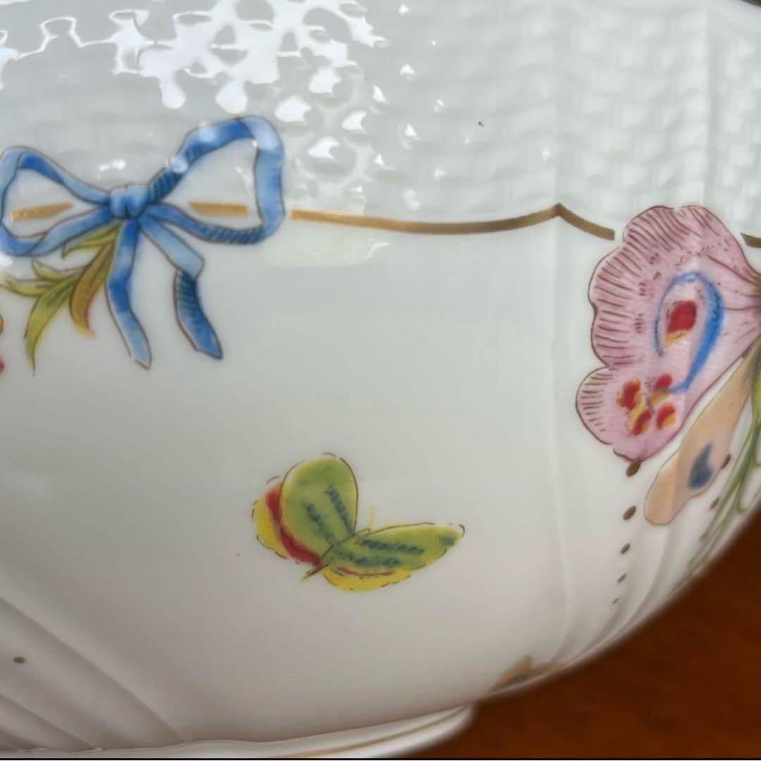 【希少品】リチャードジノリ★ファルファッレフィオリータ★サラダボウル②