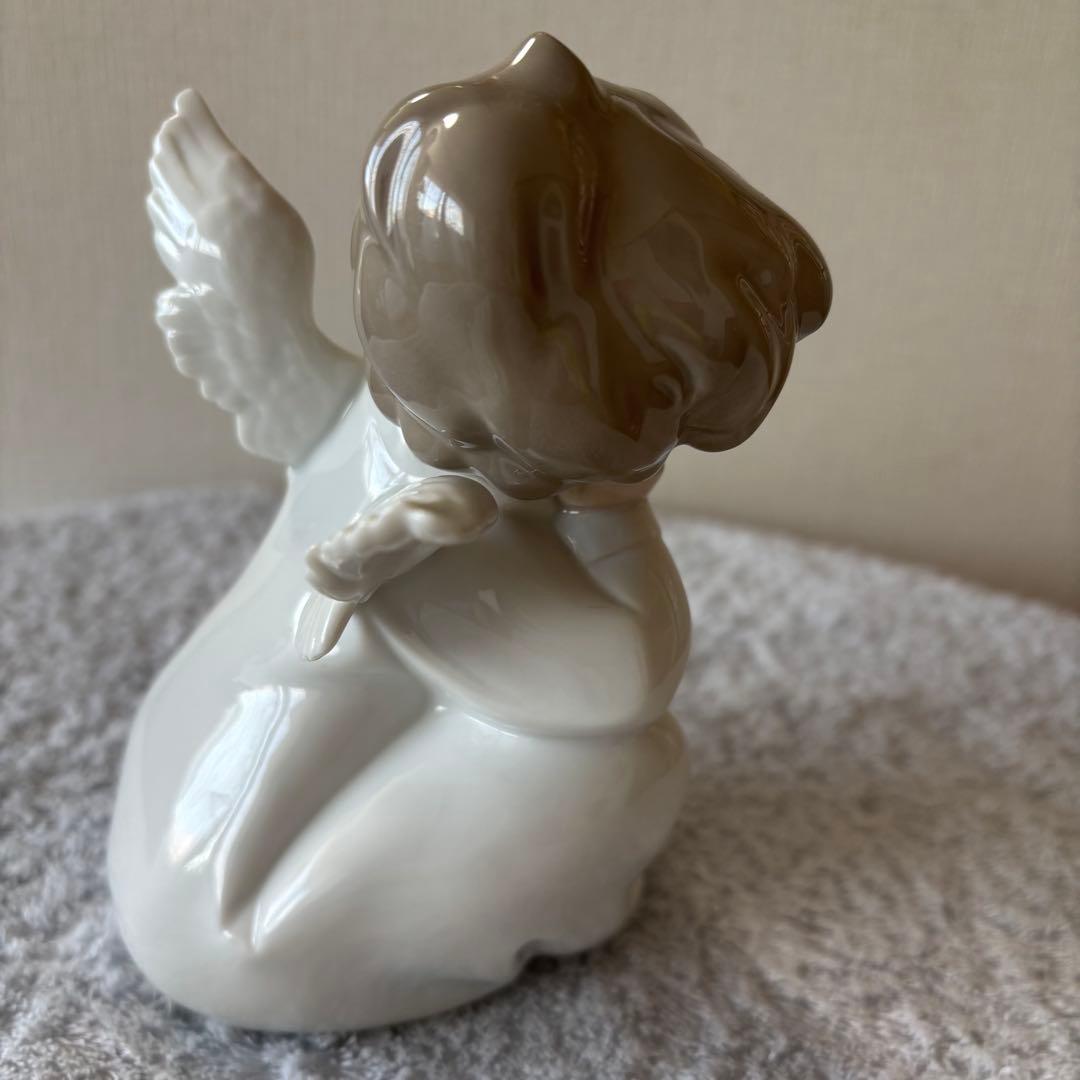 【新品・箱付き】リヤドロ 天使の考えごと（なんとかなるよ）