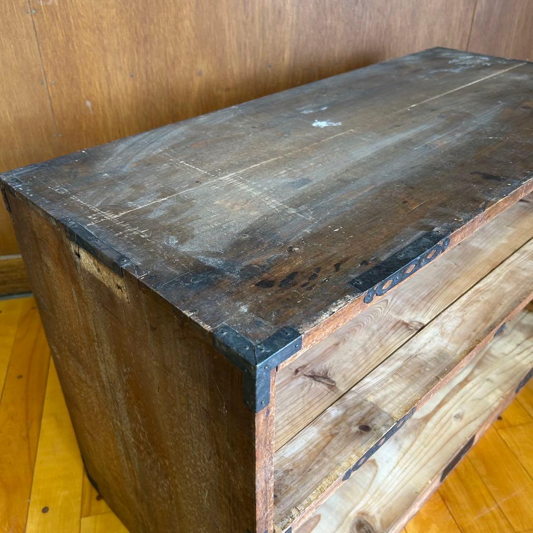 古箪笥(たんす) 棚 店舗什器 A