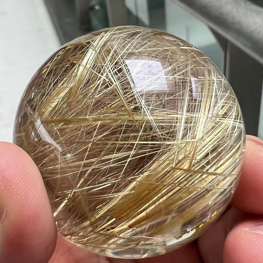 ⭐︎【極上品】タイチンクオーツ  置物 51.7mm