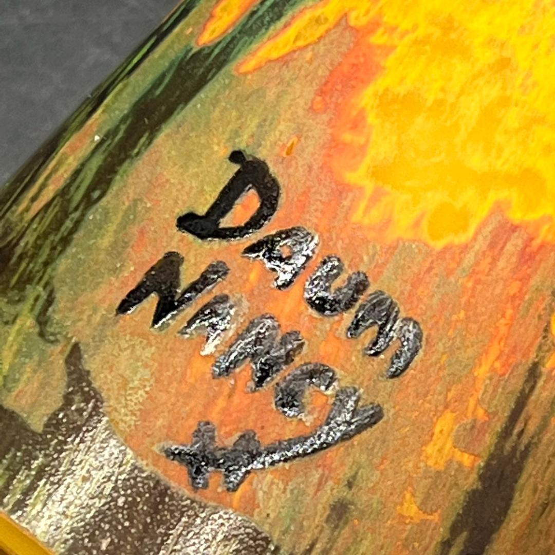 ドームナンシー 卓上照明 アンテルカレール 被せガラス 高さ18cm