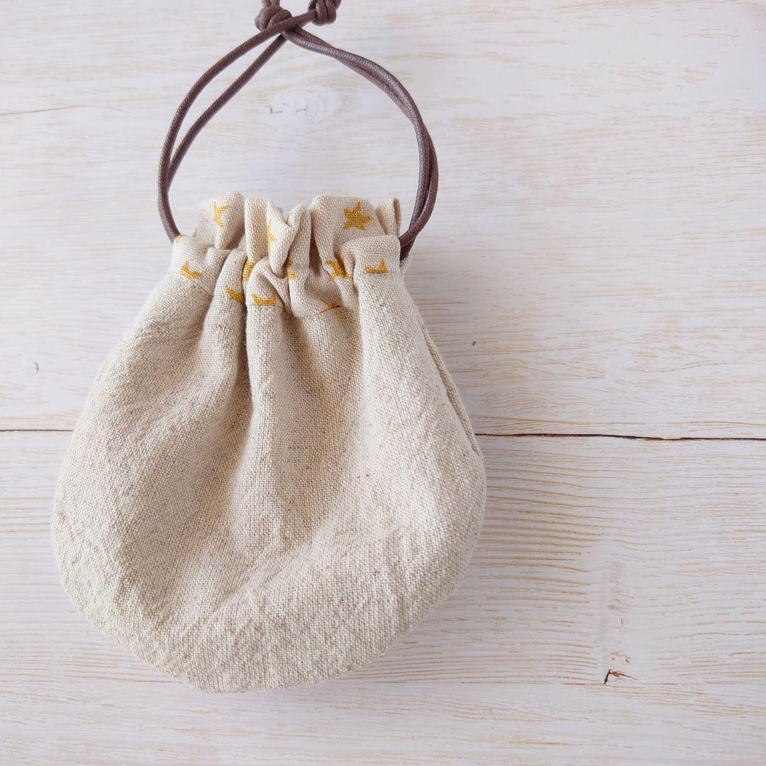 ちっちゃな巾着 サシェ M ／詰替タイプ【白猫の星に願いを…】