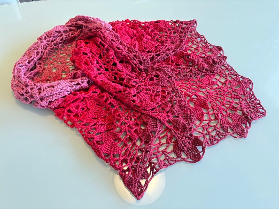 三角バレエショール　NEWデザイン　　綿100％ 年中使用可　手洗い可　入手困難