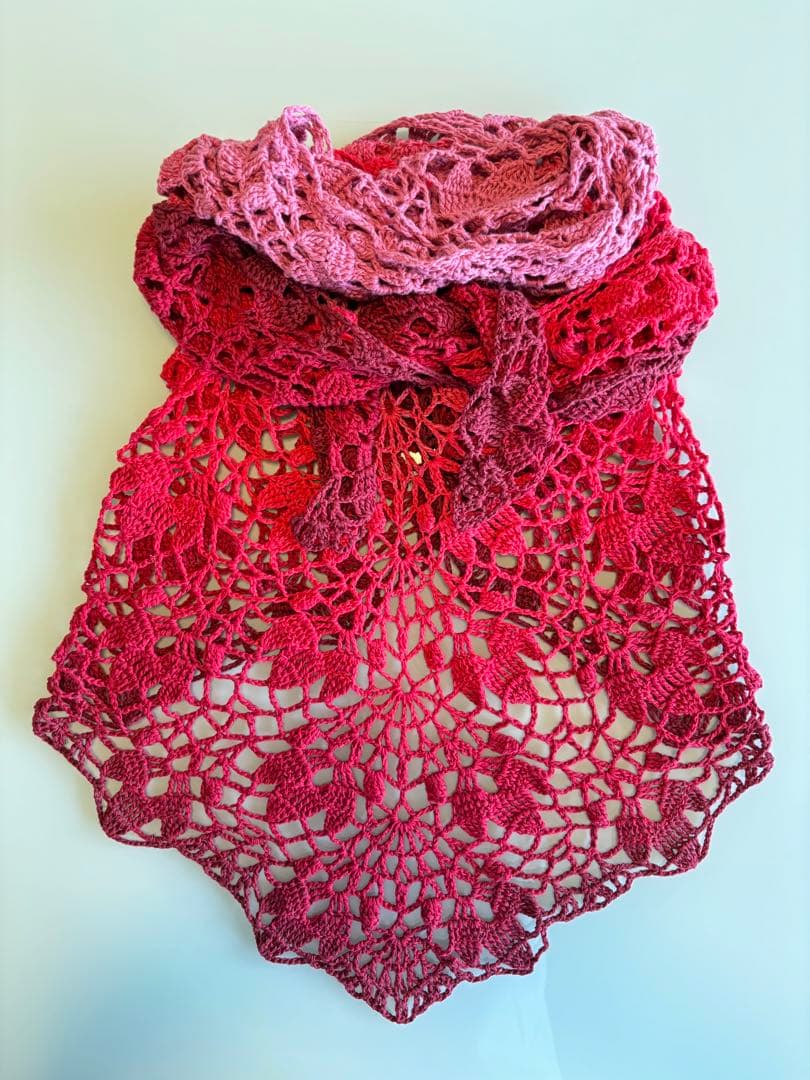 三角バレエショール　NEWデザイン　　綿100％ 年中使用可　手洗い可　入手困難