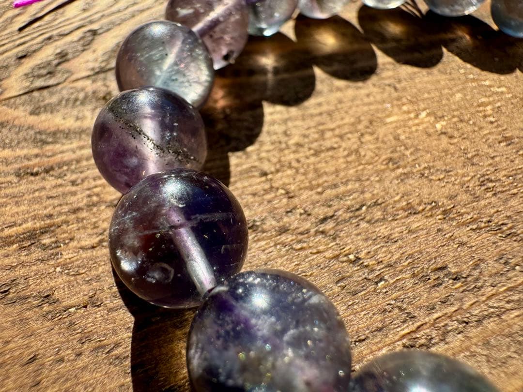 パイライト イン バイカラーフローライト　めちゃくちゃ美し