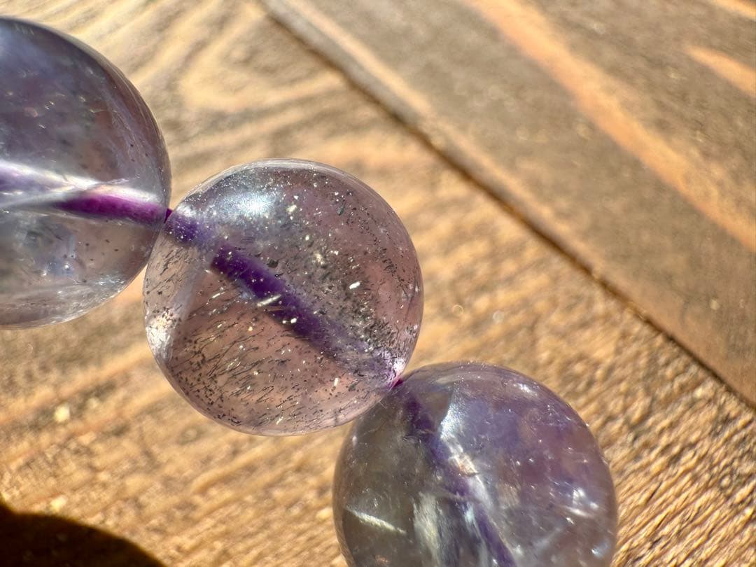 パイライト イン バイカラーフローライト　めちゃくちゃ美し