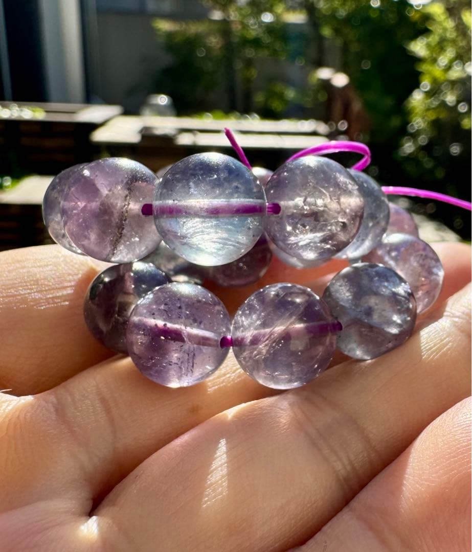 パイライト イン バイカラーフローライト　めちゃくちゃ美し