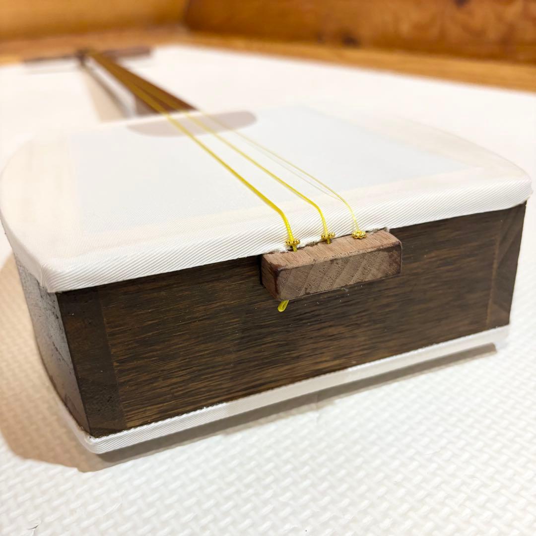 美品】しゃみせん楽家 富山楽家 SHABO シャボ 稽古用 三味線 中細棹