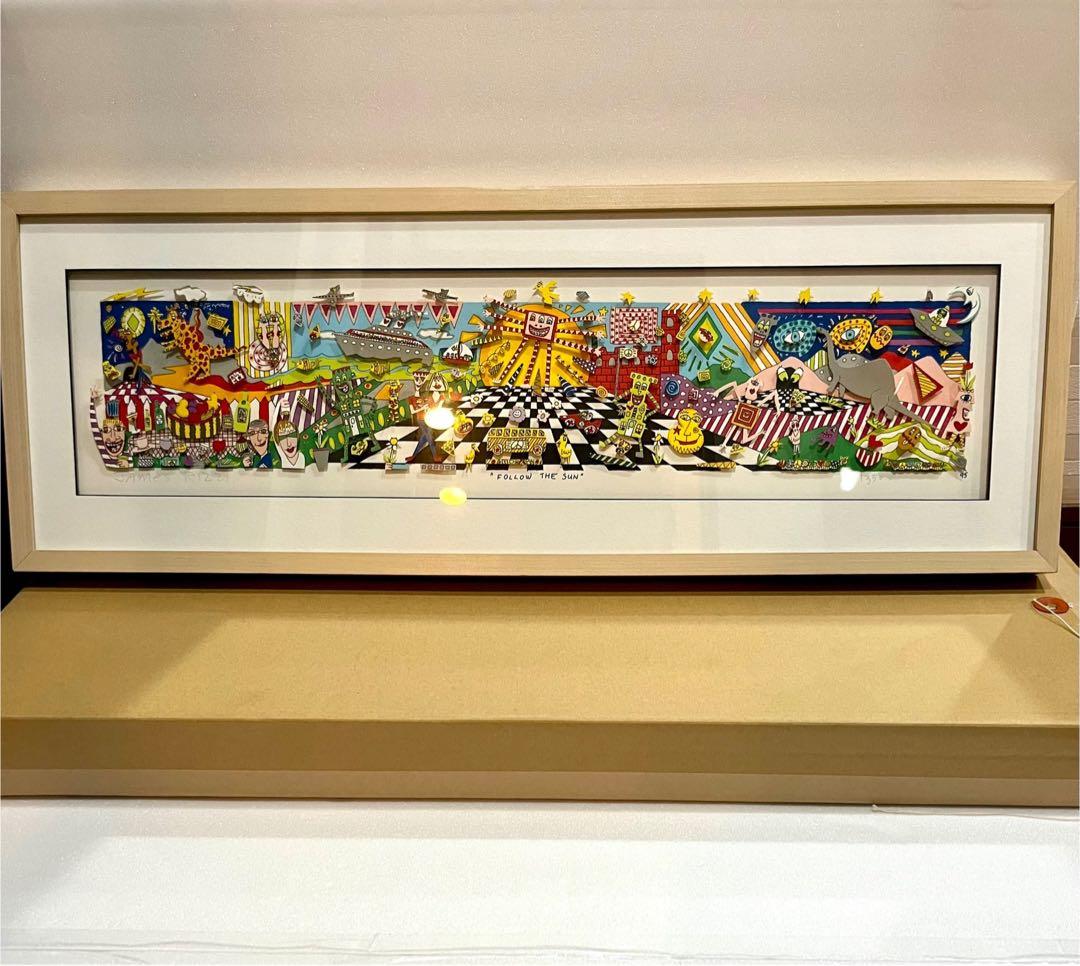 ★大型作品&極美品★ジェームスリジィ作 「Follow the Sun」 ☆大型作品&極美品☆ジェームスリジィ作 「Follow the Sun」 - メルカリ