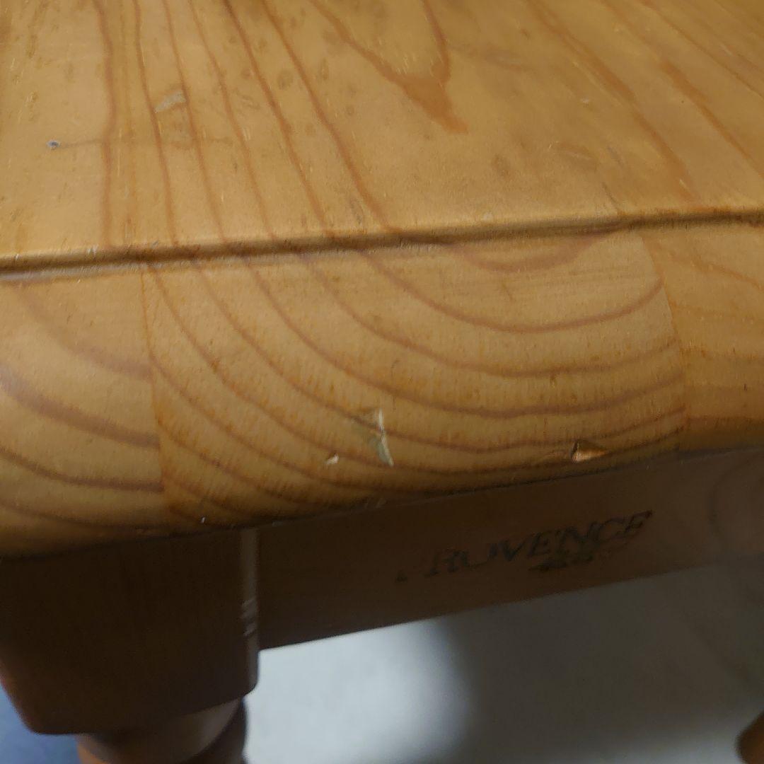 Provence 木製サイドテーブル 引き出し付き 南フランス プロバンス