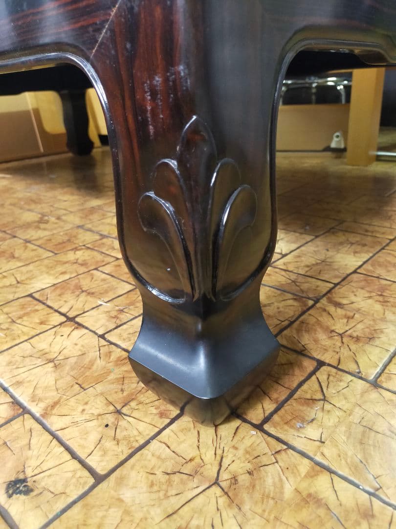 【直接引取限定】 食卓机 唐木 リビング ダイニング テーブル ロー