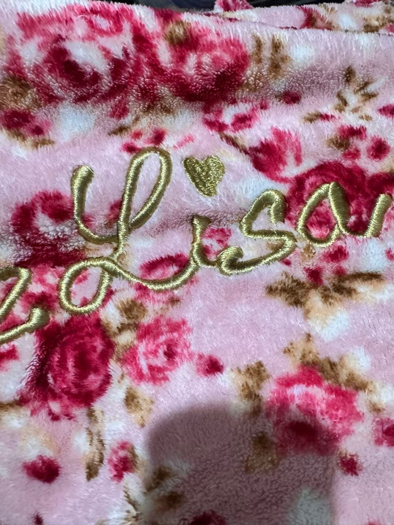 花柄掛け布団 刺繍入り　シャンブラクーシェ　リズリサ