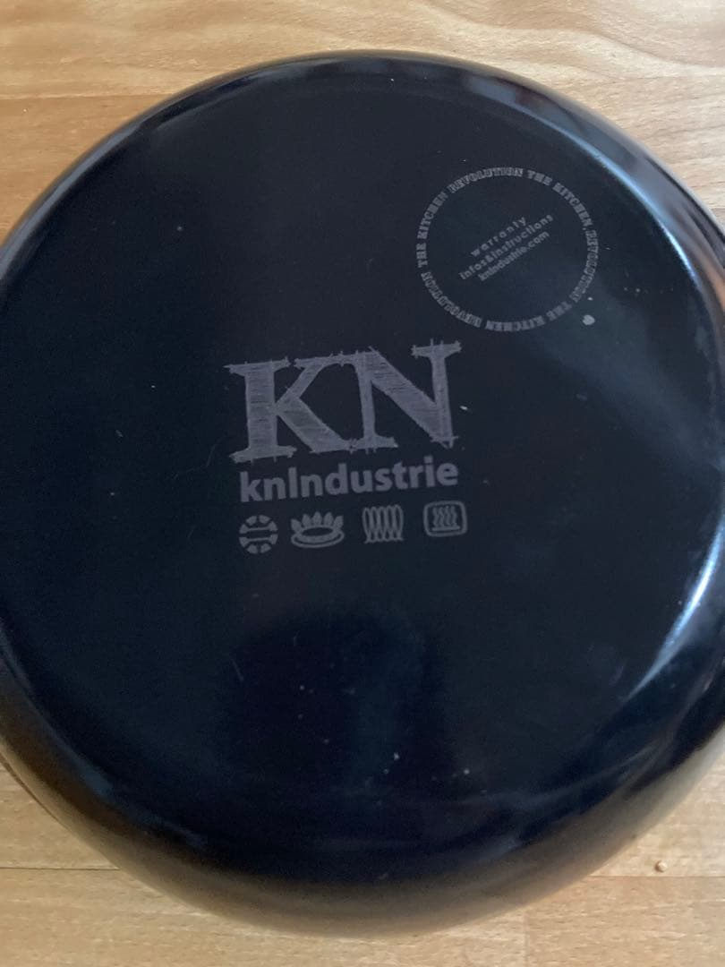 knIndustrie フライパンと持ち手　ブラック