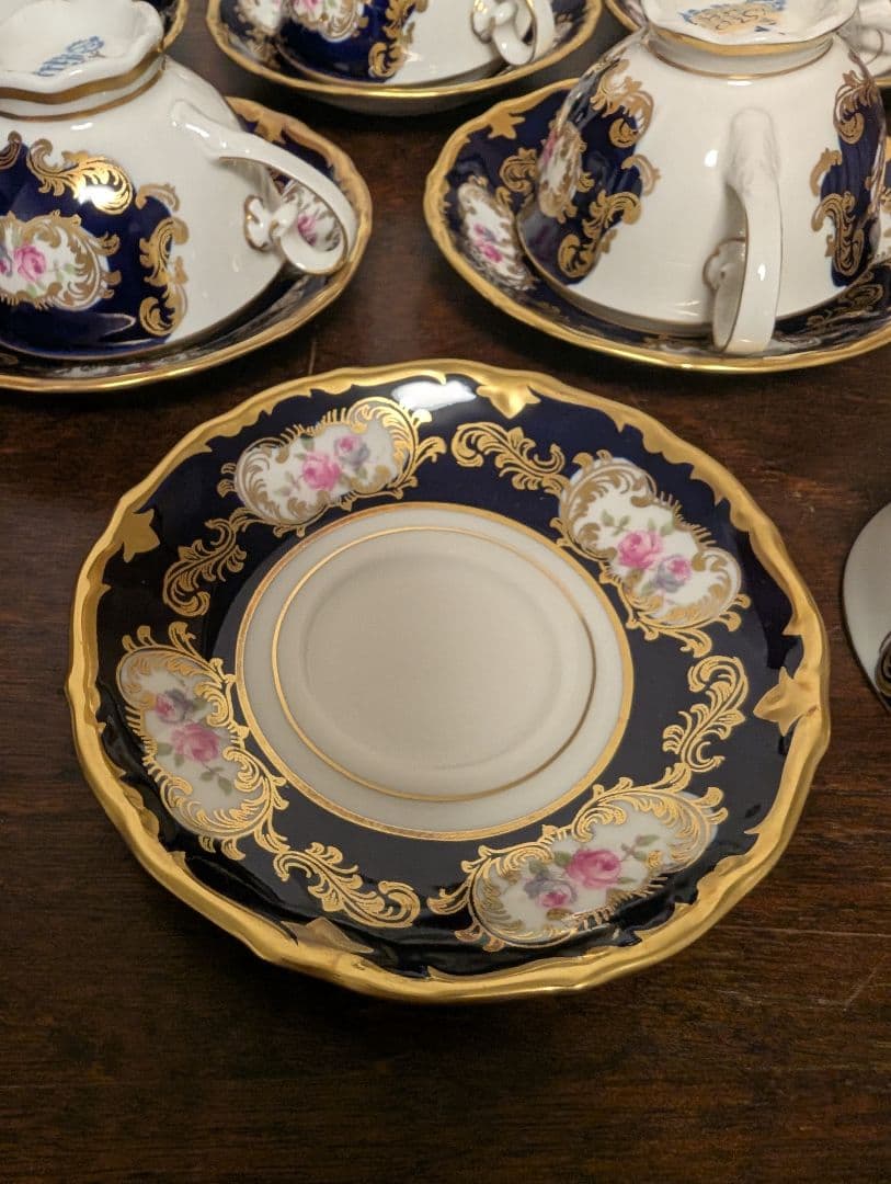 かるみあ　ドイツ製 ライヒェンバッハ Reichenbach 薔薇デミタス