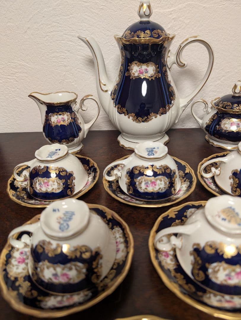 かるみあ　ドイツ製 ライヒェンバッハ Reichenbach 薔薇デミタス