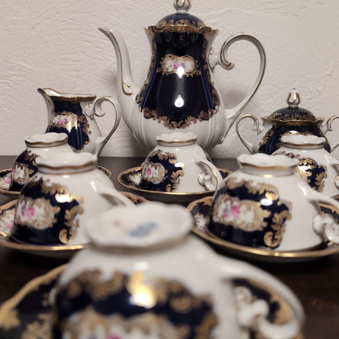 かるみあ　ドイツ製 ライヒェンバッハ Reichenbach 薔薇デミタス