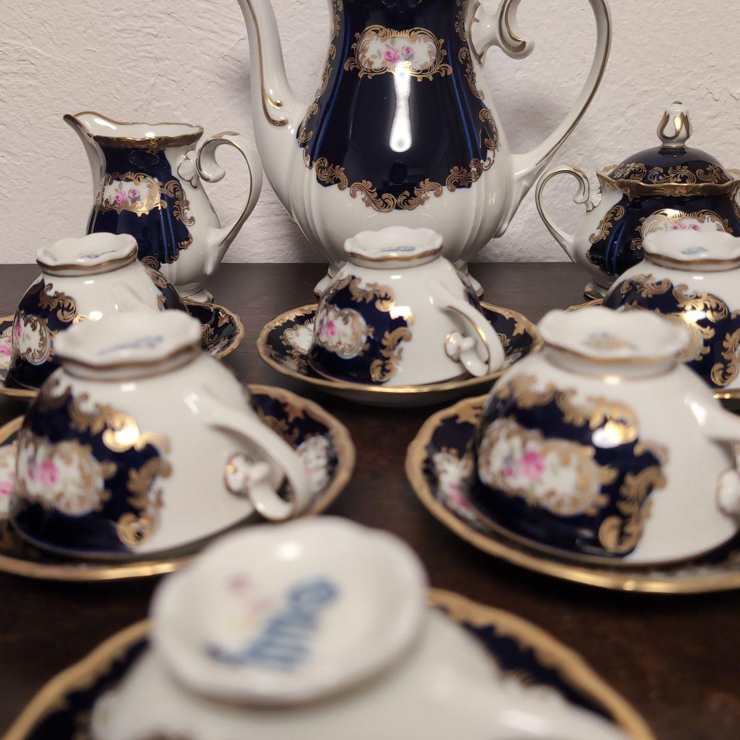 かるみあ　ドイツ製 ライヒェンバッハ Reichenbach 薔薇デミタス