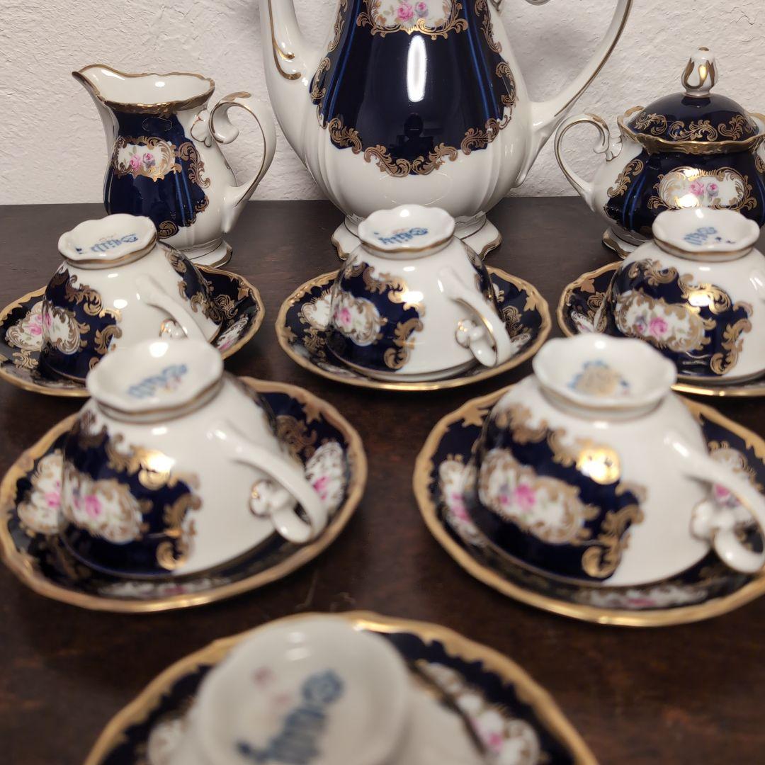 かるみあ　ドイツ製 ライヒェンバッハ Reichenbach 薔薇デミタス