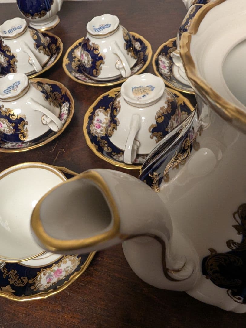 かるみあ　ドイツ製 ライヒェンバッハ Reichenbach 薔薇デミタス