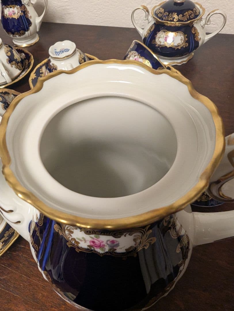 かるみあ　ドイツ製 ライヒェンバッハ Reichenbach 薔薇デミタス