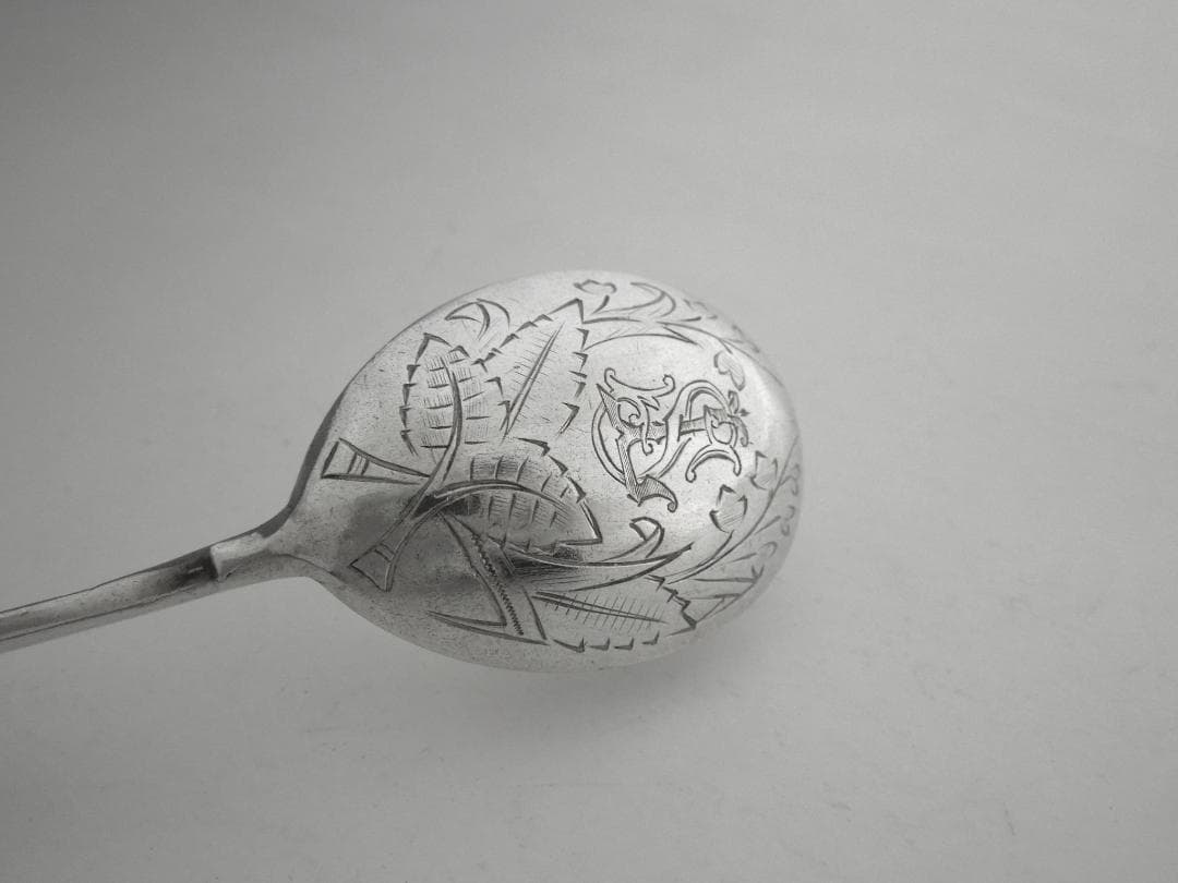 ロシア　シルバースプーン 純銀