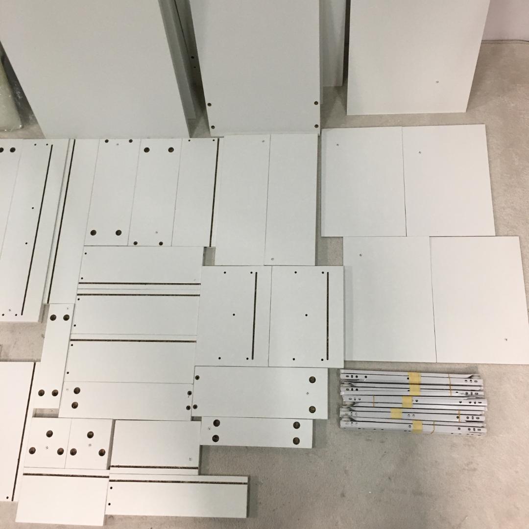 訳あり部品ドレッサー化粧台 テーブル 鏡台 LEDライト付き1713-170