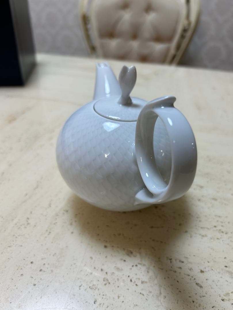 マイセン　波の戯れ　ティーポット