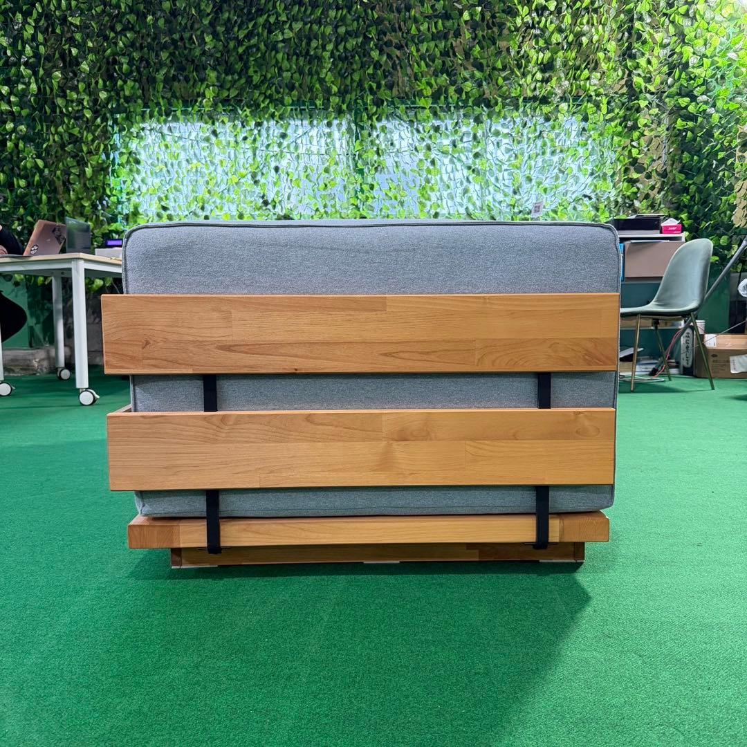 モモナチュラル 2.5人掛けソファ インテリア 家具 リビング M014