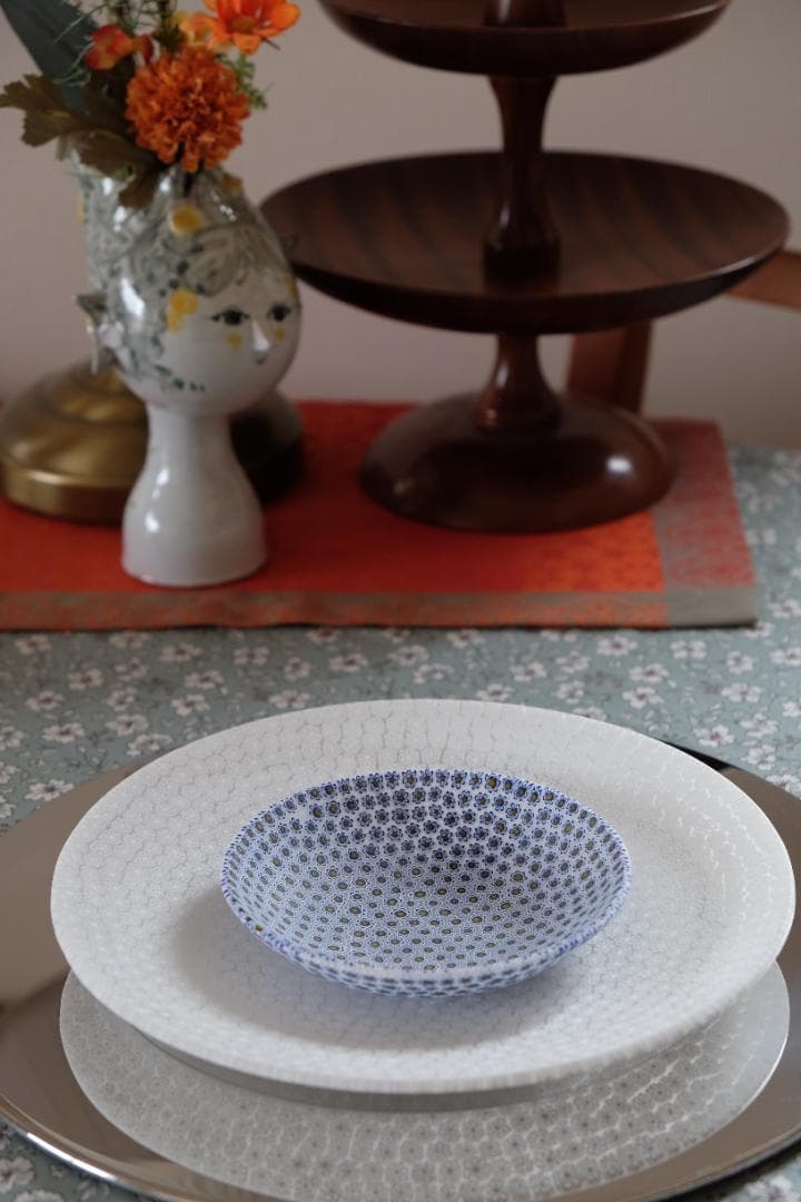 ムリーニ プレート ミルフィオリ ガラス 皿 ワイングラス 江波冨士子 田子美紀