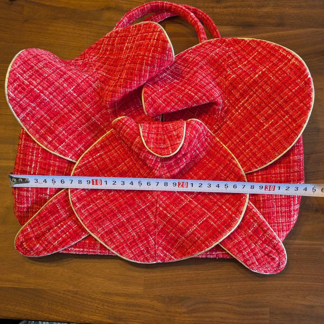 VORAVAJ BANGKOK フェアトレードバッグ　レッド ft -14