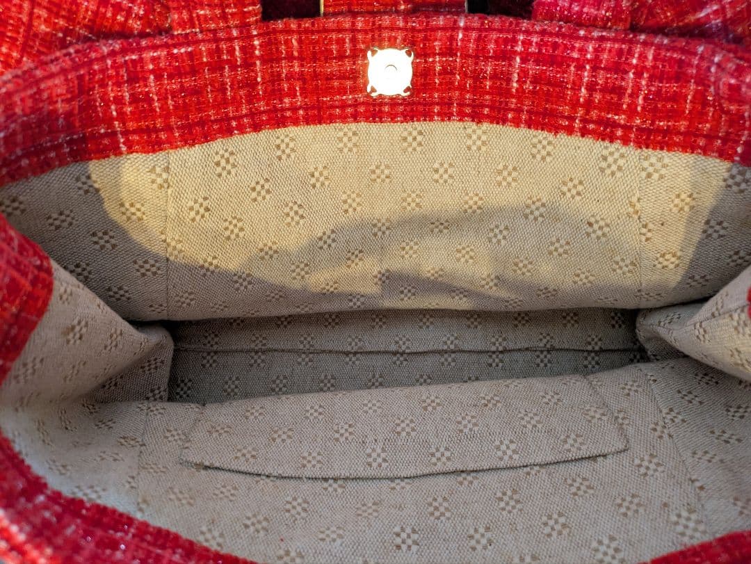 VORAVAJ BANGKOK フェアトレードバッグ　レッド ft -14