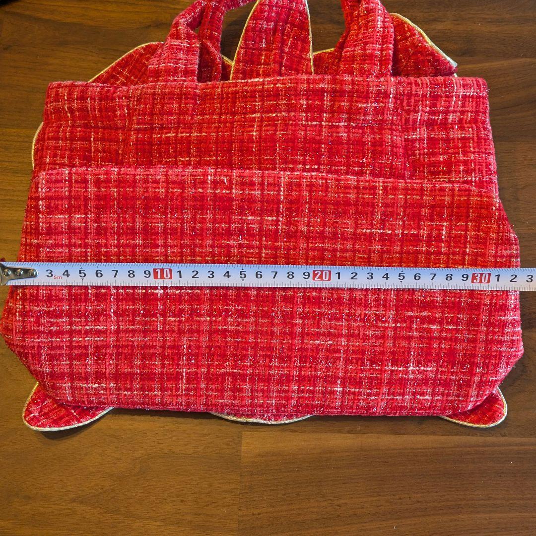 VORAVAJ BANGKOK フェアトレードバッグ　レッド ft -14